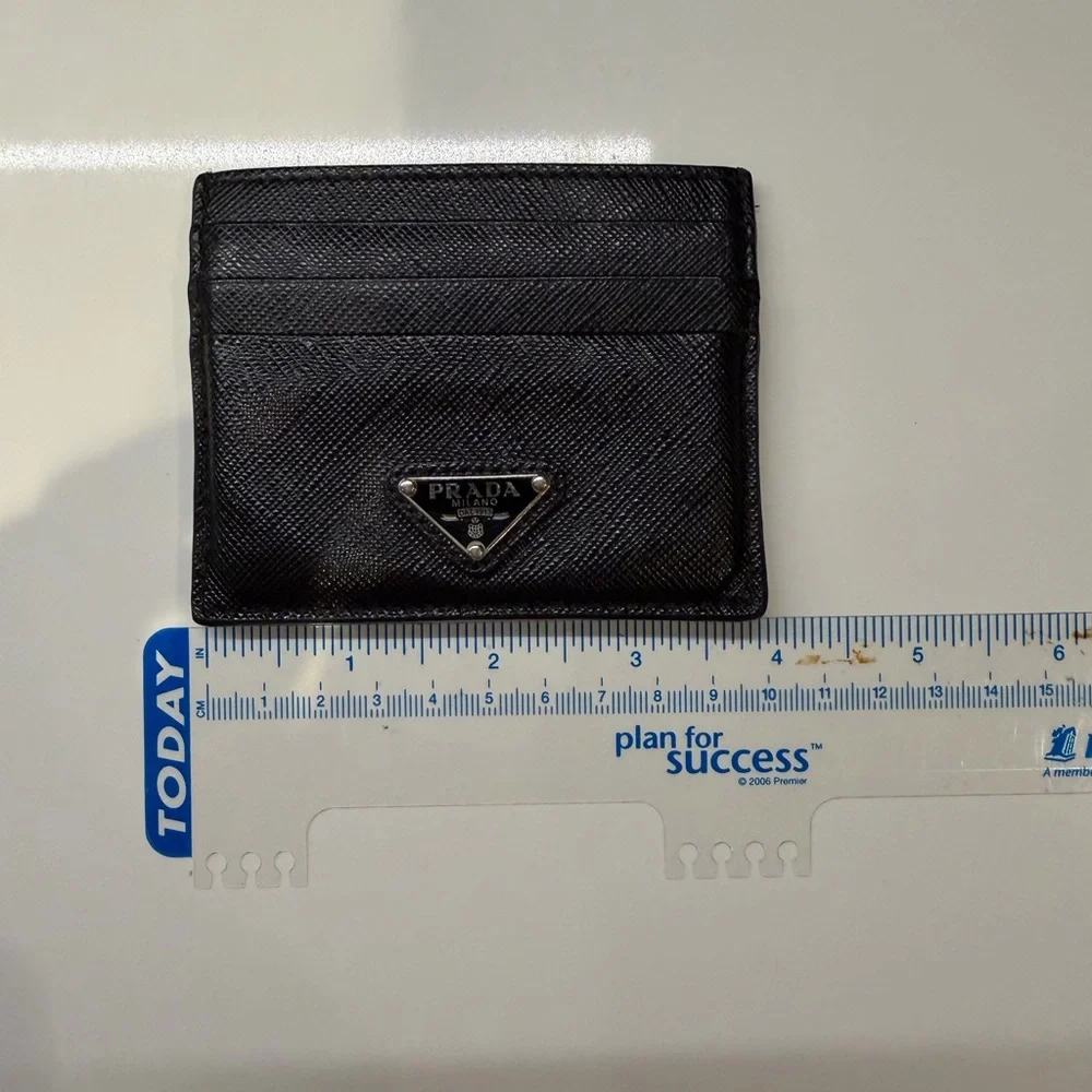 PRADA Saffiano Leather card holder